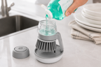 Scruva cepillo con dispensador de jabón